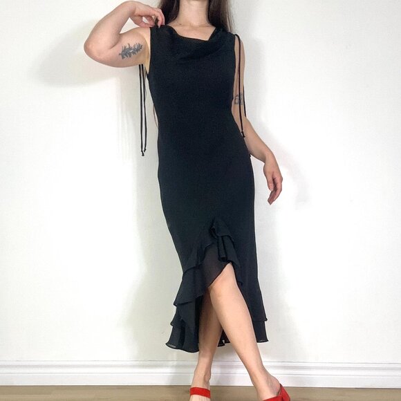 *Studio Y Little Black Sleeveless Maxi Dress - Picture 3 of 9